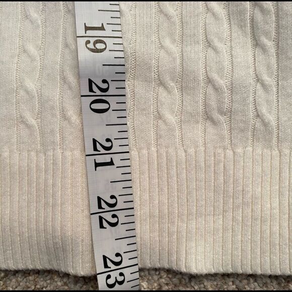 Designers Original White Cable Knit Sweater XS - Picture 7 of 10